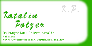katalin polzer business card